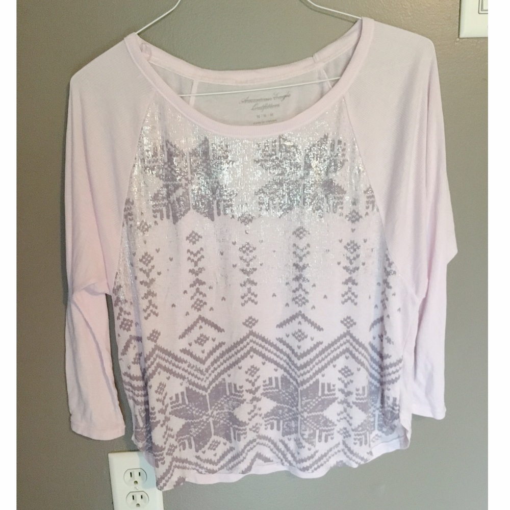 Light Lavender American Eagle Top